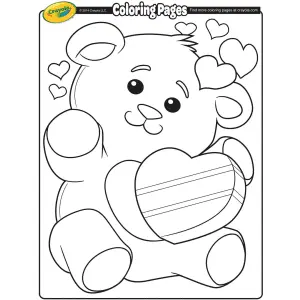 Crayola Valentine's Day Coloring Pages