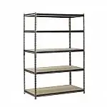 Edsal 48"W x 24"D x 72"H 5-Shelf Steel Freestanding Shelves