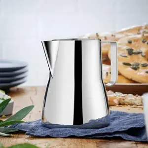 WMF 福腾宝 Barista 不锈钢咖啡打奶泡壶拉花杯
