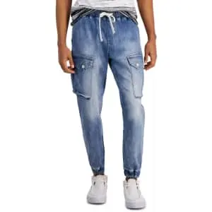 Sun + Stone Men's Encinita Regular-Fit Cargo Jogger Pants