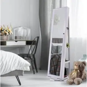 Woven Paths 360 Degree Rotatable Jewelry Armoire