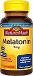 2 x 120 Count Nature Made Melatonin 3 mg Tablets