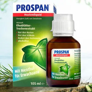 Prospan 小绿叶咳嗽口服液 105ml 缓解咳嗽祛痰 6岁以上