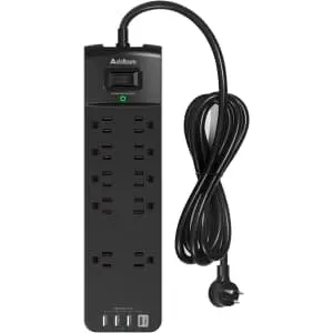 Addtam 10-Outlet Power Strip