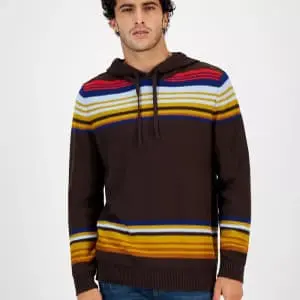 Sun + Stone Men's Chenille Hooded Sweater