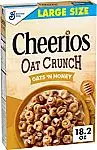 18.2-oz Cheerios Oat Crunch Oats & Honey Oat Breakfast Cereal