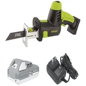 Sun Joe 24V iON+ Cordless All-Purpose Reciprocating Saw Kit