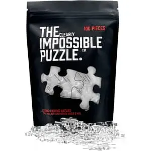 The Clearly Impossible 100-Piece Clear Jigsaw Puzzle