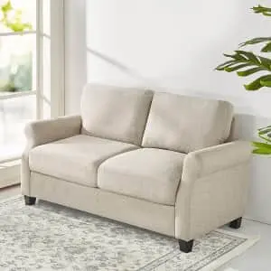 Zinus Josh Traditional Loveseat Sofa