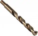IRWIN Single Cobalt Alloy Steel High-Speed Steel Drill Bit, 31/64" x 6"