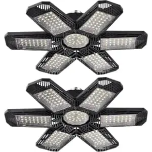 LED Garage Lights 2-Pack