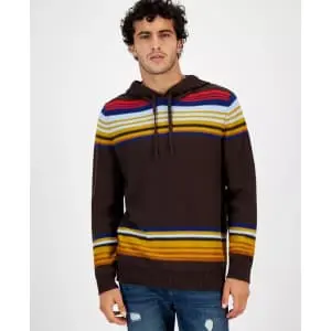Sun + Stone Men's Chenille Hooded Sweater