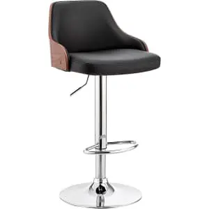 Armen Living Asher Adjustable Bar Stool