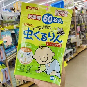 Pigeon贝亲 婴童驱蚊贴 60枚