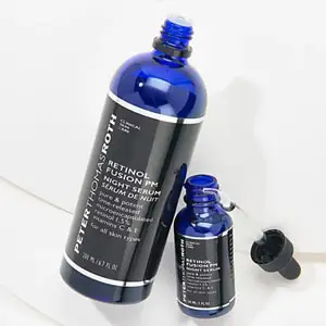 超值！Peter Thomas Roth Retinol Fusion PM全能晚间修复精华6.7oz+1oz