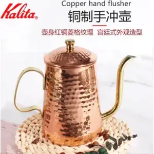 Kalita 卡莉塔 手工铜制锤纹咖啡手冲壶 600ml ‎#52260