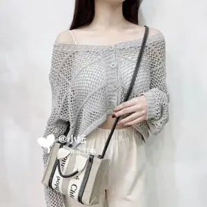 CHLOE Mini Woody 帆布托特包