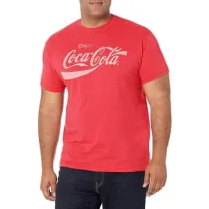 Coca-Cola Men's Coke Classic Vintage Logo T-shirt