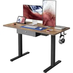 Fezibo 48" x 24" Standing Desk w/ Drawer