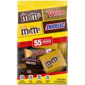 M&M'S / Twix / Snickers Variety 55-Piece Pack