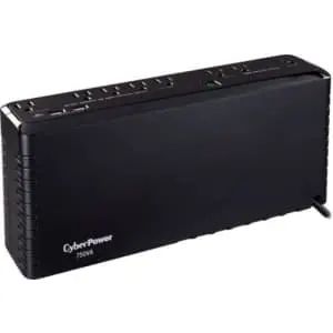 Certified Refurb CyberPower 8-Outlet 750VA/375W Slim Standby UPS