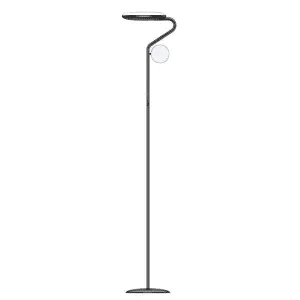 TaoTronics LED Metal Mother Daughter Floor Lamp