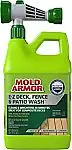 MOLD ARMOR E-Z Deck Wash for Wood Surfaces, Composite Deck & Fence, 64 oz