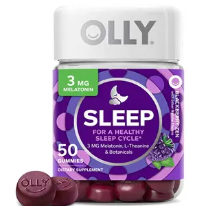 Olly sleep褪黑素助眠软糖 50粒