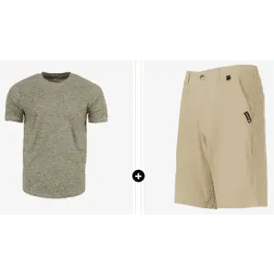 Canada Weather Gear Men's Supreme Crew Shirt & Shorts