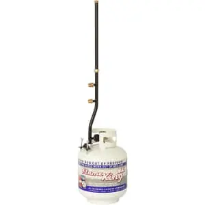 Flame King 3-Outlet Propane Tank Distribution Tree Post