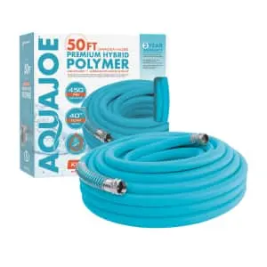 Aqua Joe Hybrid Polymer Flex Kink Free 50-Ft. Hose