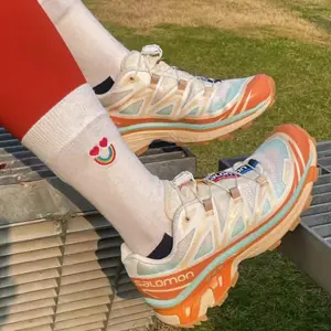 SALOMON萨洛蒙 XT-6 香草橘男款运动鞋