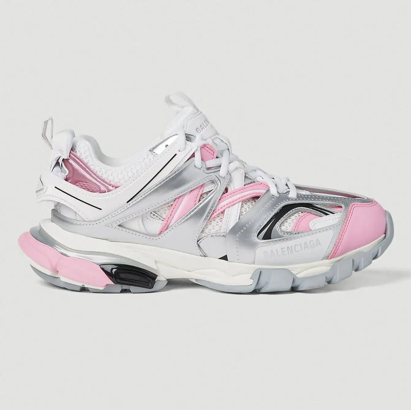 Balenciaga巴黎世家银粉色Track 