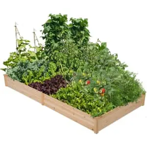 Yaheetech 8-Foot x 4-Foot Wooden Raised Garden Bed