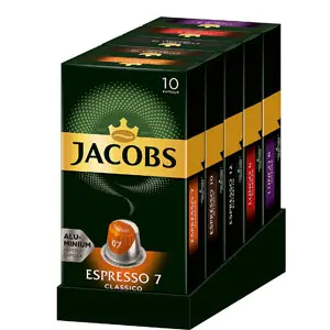 Jacobs 雅各布斯 铝制意式浓缩咖啡胶囊 10颗*10盒