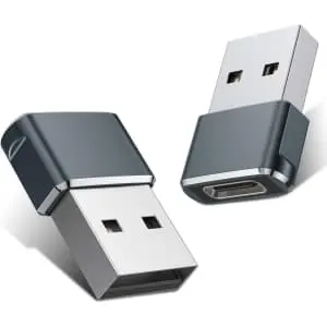 Basesailor USB-C to USB-A Adapter 2-Pack