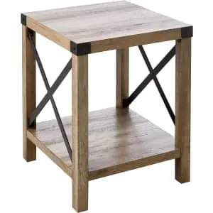 Walker Edison Sedalia Modern Farmhouse Side Table