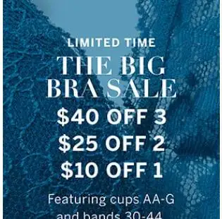 Victoria's Secret维秘官网精选专场最高3件可立减$40