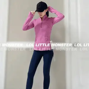 Lululemon Define 丝绒粉女士运动外套