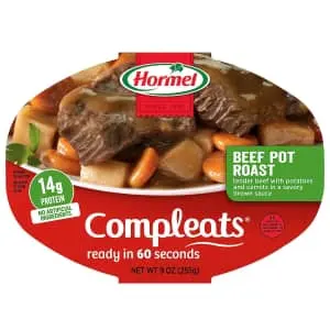 Hormel Compleats Beef Pot Roast Microwave Tray 6-Pack