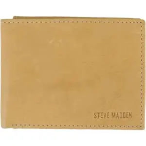 Steve Madden Men's Leather RFID Wallet