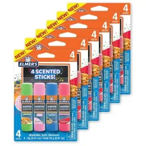 Elmer's Scented Glue Sticks 4-Count 6-Pack