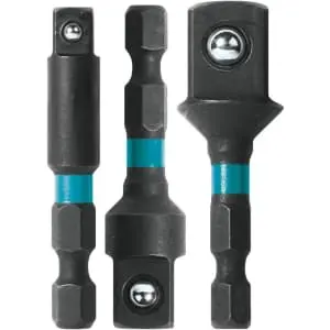 Makita Impactx 3-Piece 2" Socket Adapter Set