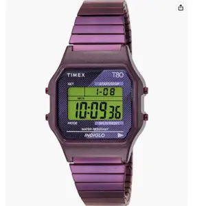 Timex 天美时 T80 复古时尚钢带方块表TW2U93900