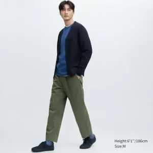Uniqlo Men's Cotton Relaxed Ankle Pants