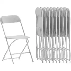 Flash Furniture Hercules Plastic Folding Chair 10-Pack