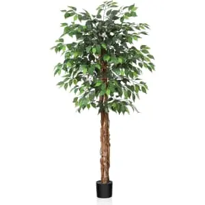 5-Foot Silk Artificial Ficus Tree