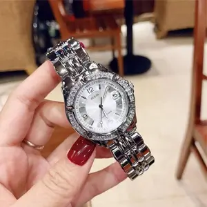 GUESS盖斯 钢带38mm石英女手表G75511M