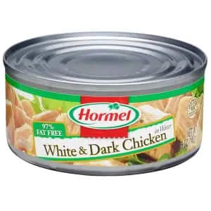Hormel Canned White and Dark Chunk Chicken 5-oz. Can 12-Pack