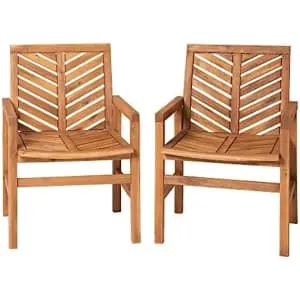 Walker Edison 2-Piece Patio Chair Set
